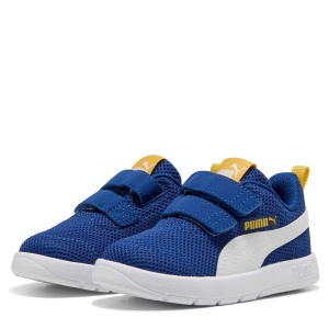 Pantofi sport băieți Courtflex V3 Mesh Inf Clyde Royal PUMA White