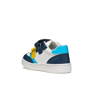 Geox Pantofi sport baieti Eclyper Boy Lt Navy White încălțăminte copii bigstep