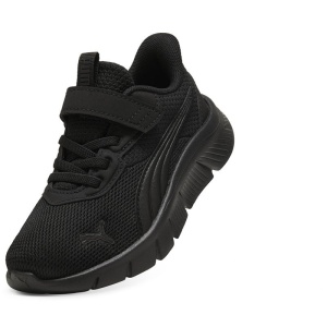 Pantofi sport Puma pentru baieti, negri, model FlexFocus Modern AC+ PS PUMA Black 401519-06 inchidere cu scai, talpă EVA flexibilă