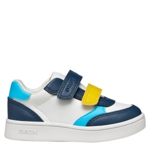 Pantofi sport băieți Geox Eclyper Boy Lt Navy White