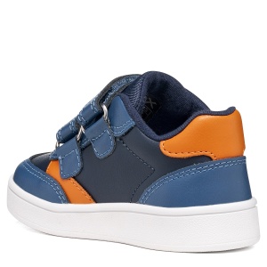 Pantofi sport băieți Geox Eclyper Boy Navy/Orange ( ) - B555LA/000BC/C0659 - spate