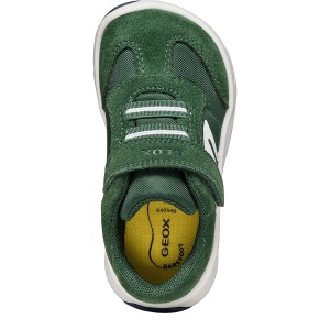 Pantofi sport băieți Geox Foot-Run Boy Forest/White - B660KA/0FU22/C3P1Z - de sus
