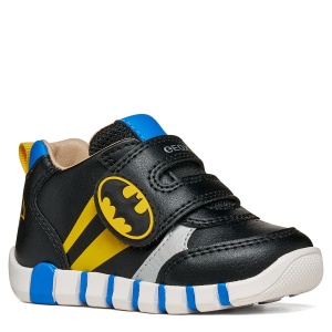 Pantofi sport băieți Geox Iupidoo Boy Black/Yellow - B6655B/000BC/C0054 - față