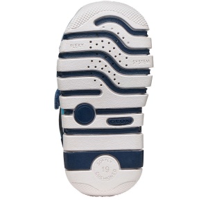 Pantofi sport băieți Geox Iupidoo Boy Dk Sky Lt Grey — talpa