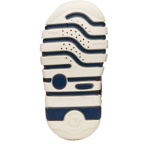 Pantofi sport băieți Geox Iupidoo Boy Navy Dk Red - B3555D/05422/C4244 - talpă
