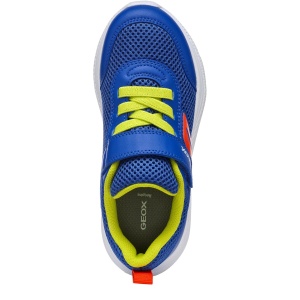 Pantofi sport băieți Geox Sprintye Boy Royal Red - vedere de sus - J36GBA/01454/C0833