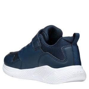 Pantofi sport băieți Geox Sprintye Navy — vedere din spate