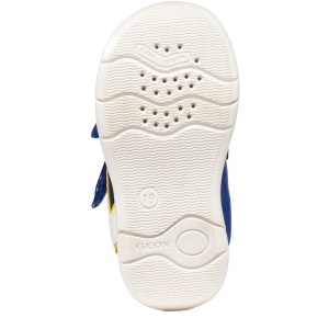 Pantofi sport băieți Geox Zapito Boy Royal Yellow — talpa