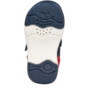 Pantofi sport băieți Geox Zapito Mickey Navy Red — talpa