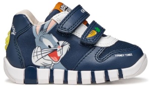 Pantofi sport baieti Iupidoo Looney Tunes Boy Lt Navy