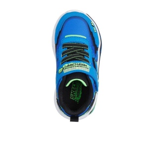 Skechers Pantofi sport baieti Mega Scene Blue Lime N încălțăminte copii bigstep