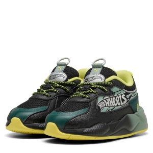 Pantofi sport băieți Puma RS-X Hot Wheels AC Inf Black Green