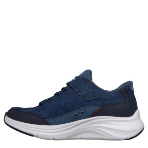 Pantofi sport băieți Skechers Contour Foam Bleumarin — vedere din față