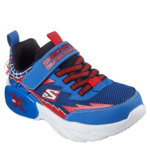 Pantofi sport băieți Skechers Creature Crawlers Blue Red — vedere în perspectivă