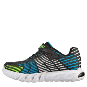 Pantofi sport băieți Skechers Flex Glow Elite Blue Lime - Img 3