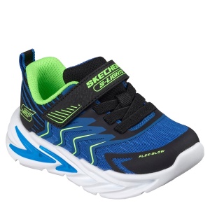 Pantofi sport băieți Skechers Flex-Glow Ultra - Prism-Pacer Negru — vedere în perspectivă