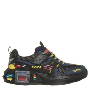 Pantofi sport baieti Skechers Garage Bleumarin