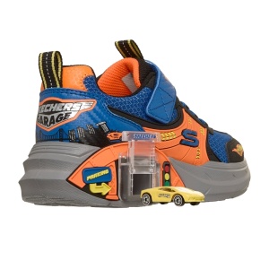 Skechers Pantofi sport baieti Skechers Garage L 402150L/BBOR cu două mașinuțe de jucărie incluse