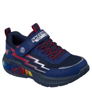 Pantofi sport baieti Skechers Light Storm 3 Bleumarin - 400152LC/NVRD - profil