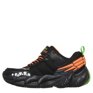 Pantofi sport băieți Skechers Skech-O-Saurus Lights 3.0 Negru - 400175LC/BKLM - unghi
