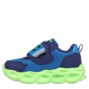 Pantofi sport băieți Skechers Thermo Flash Heat Flame Navy Lime - 65482