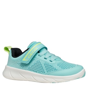 Pantofi sport barefoot fete Geox Foot-Run Girl Watersea Acid Green — vedere în perspectivă