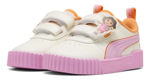 Pantofi sport fete Carina 3.0 DORA V Inf Warm White-Bright Papaya