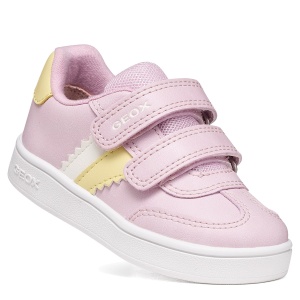 Pantofi sport fete Geox Eclyper Girl Pink/Lt Yellow - B665MA/000BC/CE82M - unghi
