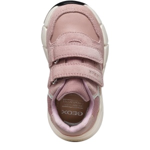 Pantofi sport fete Geox Flexyper Mini Girl Old Rose - vedere de sus - B656NA/05422/C8014