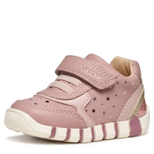 Pantofi sport fete Geox Iupidoo Girl Antique Rose/Platinu - B5658B/0DHBC/C8A2U - interior