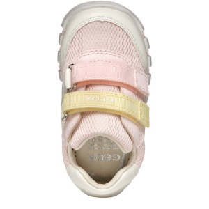 Pantofi sport fete Geox Iupidoo Girl Lt Pink Watersea — vedere de sus