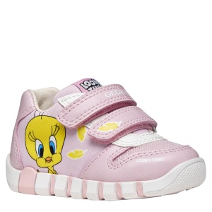 Pantofi sport fete Geox Iupidoo Girl Pink Tweety — vedere în perspectivă