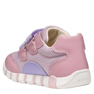 Pantofi sport fete Geox Iupidoo Girl Rose Lilac — vedere din spate