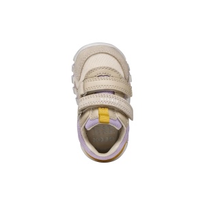 Geox Pantofi sport fete Iupidoo Girl Beige Lilac încălțăminte primii pasi bigstep