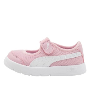 Pantofi sport fete Puma Courtflex v3 Lina V Inf Rose Mauve - Img 11