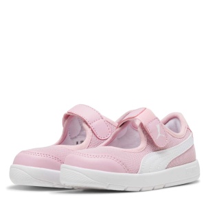 Pantofi sport fete Puma Courtflex v3 Lina V Inf Rose Mauve