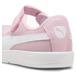 Pantofi sport fete Puma Courtflex v3 Lina V PS Rose Mauve - detaliu călcâi - 400578/02