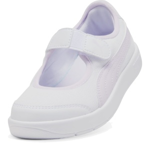 Pantofi sport fete Puma Courtflex v3 Lina V PS White Lilac — vedere în perspectivă