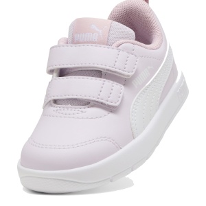 Pantofi sport fete Puma Courtflex V3 V Inf Lilac Frost White — vedere în perspectivă