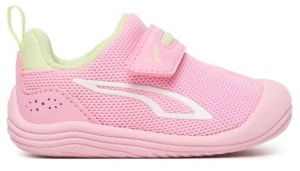 Pantofi sport fete Puma Kitten Mesh V Inf Pink-White Apple