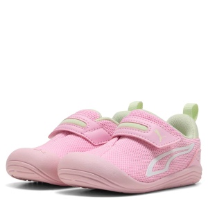 Pantofi sport fete Puma Kitten Mesh V Inf Pink-White Apple