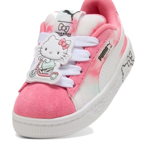 Pantofi sport fete Puma Suede XL HK FR AC Inf Magic Rose — vedere în perspectivă