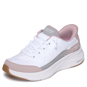 Pantofi sport fete Skechers Contour Foam Alb - vedere laterală detaliată - 303949L/WLV