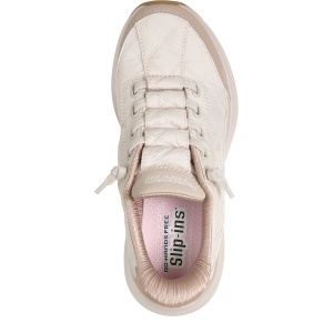 Pantofi sport fete Skechers Contour Foam Bej - vedere de sus - 303949L/NTTP