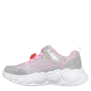 Pantofi sport fete Skechers Enchanted Heart Lights Multicolor - 303266LC/SMLT - unghi