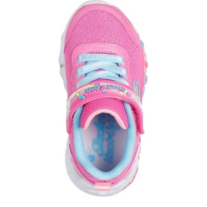 Pantofi sport fete Skechers Eternal Heart Lights Ton of Love Pink - Img 4