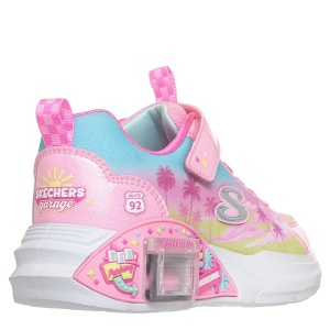 Pantofi sport fete Skechers Garage - Glam Racer Roz - 304351L/PKMT - detaliu