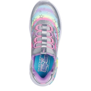 Pantofi sport fete Skechers Unicorn Dreams Starry Lite Silver Multi - Img 4