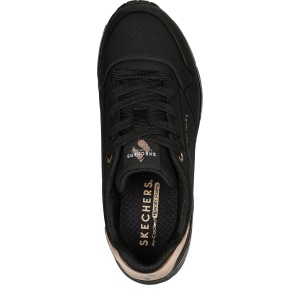 Pantofi sport fete Skechers Uno Gen1 Shimmer Away Black — vedere de sus