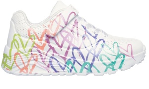 Pantofi sport fete Skechers Uno Lite Alb